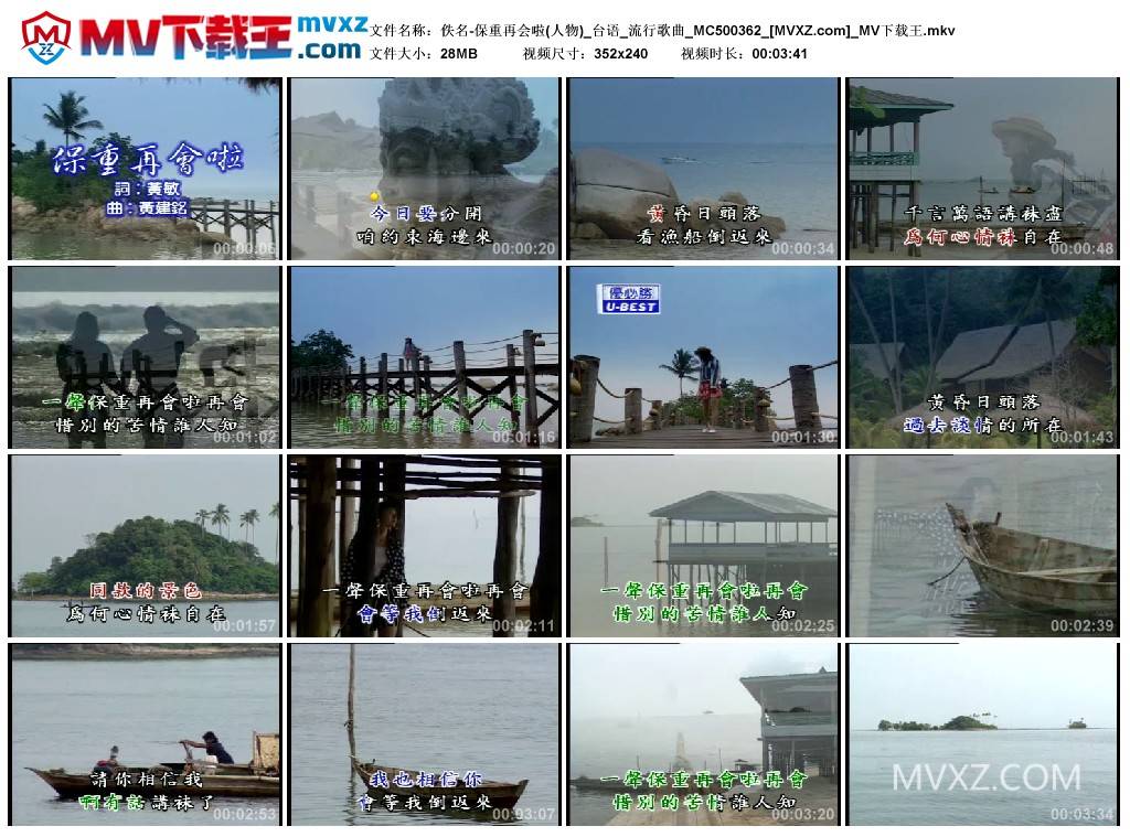 佚名-保重再会啦(人物)_台语_流行歌曲_MC500362